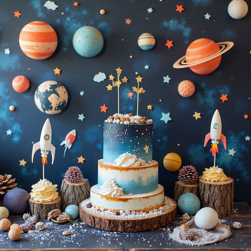 Space galaxy party