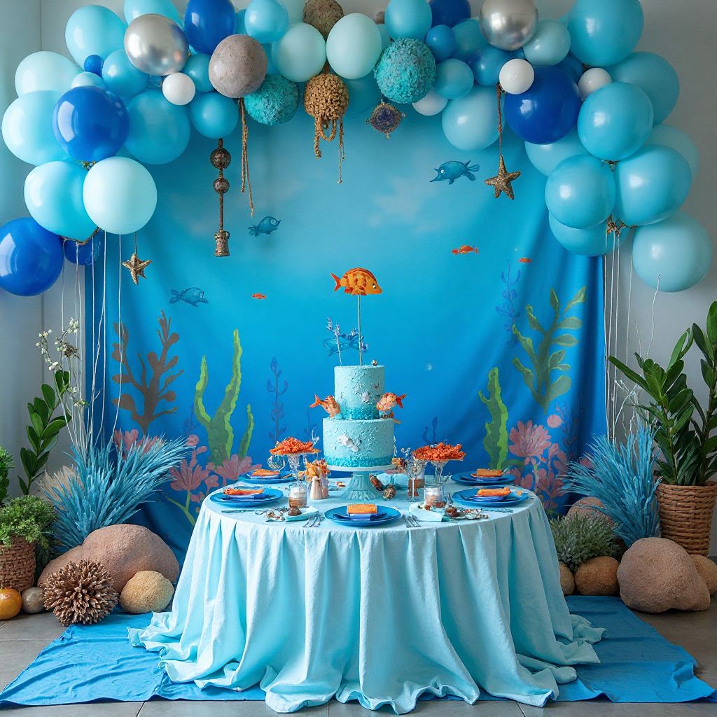 Underwater theme party